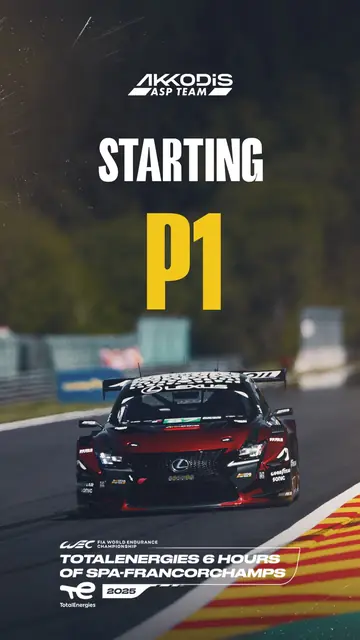 Starting grid position story for Răzvan Umbrărescu, Akkodis ASP Team, 6 Hours of Spa-Francorchamps 2025, Lexus RC F GT3