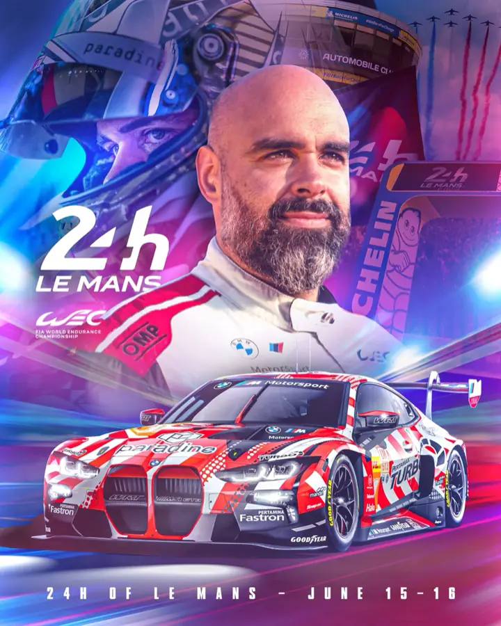 24 Hours of Le Mans 2024 graphic for Darren Leung