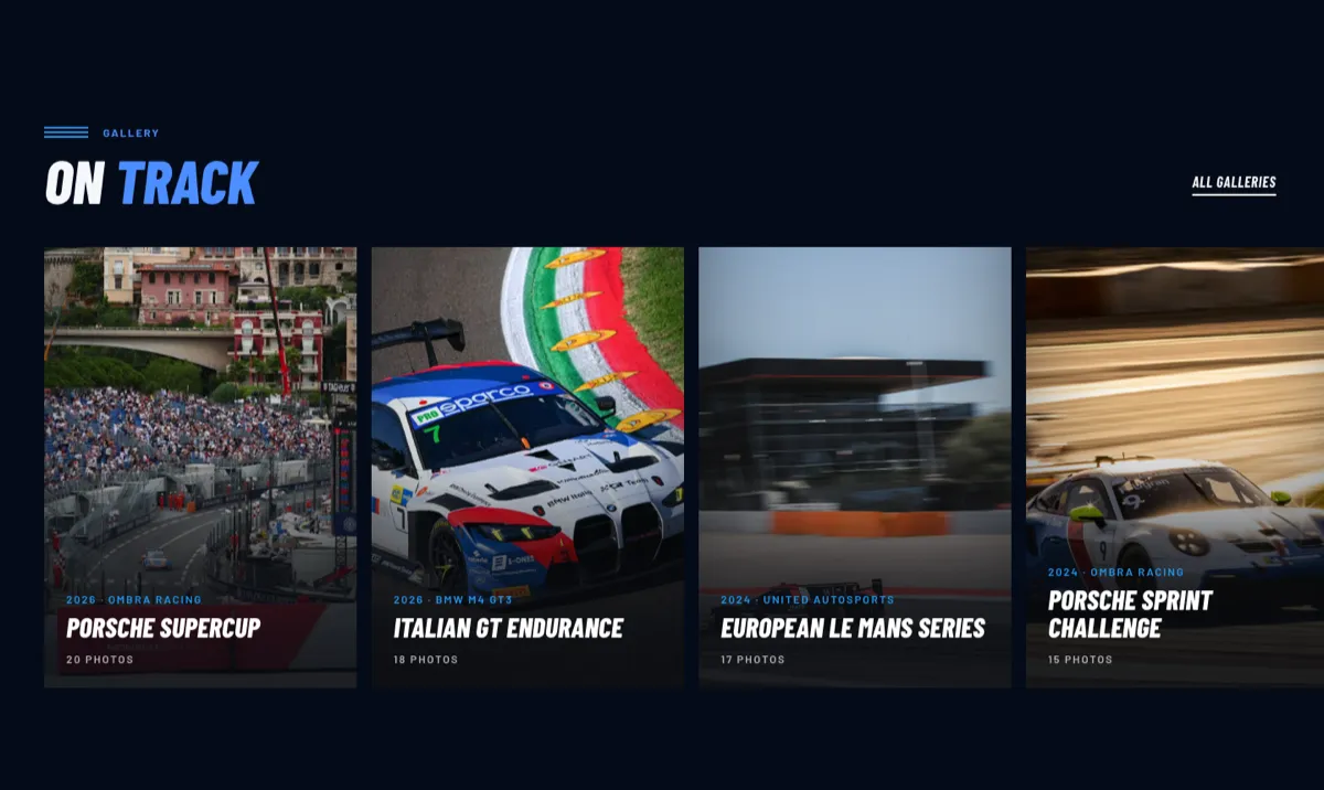filip-ugran.com on track gallery section