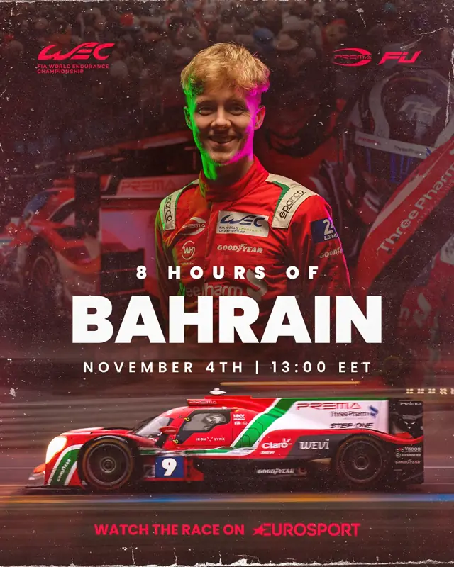 8 Hours of Bahrain 2023 race week graphic