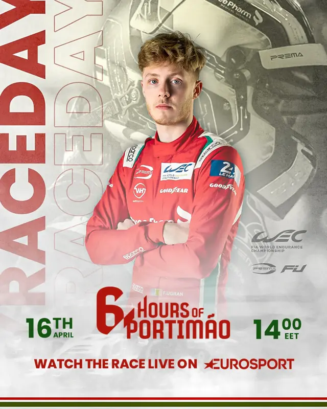Race day graphic for the 6 Hours of Portimão 2023